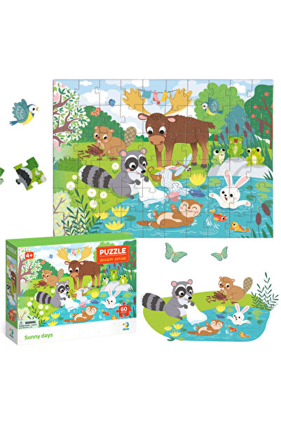 Other PUZZLE ZILE DE VARĂ 60 DE PIESE UN PUZZLE COLORAT ȘI FERMECĂTOR PENTRU ...
