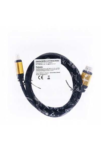 Other CABLU HDMI - HDMI 2.0 UHD 2160P 4K 60Hz 3D 48bit 18GBPS HDR 1.5M