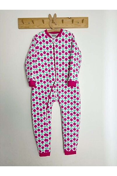 KEY KIDS Fuşya Elmalı Pamuklu Bacaklı 8/10/12 Yaş Büyük Beden 2.5 tog Kışlık ...