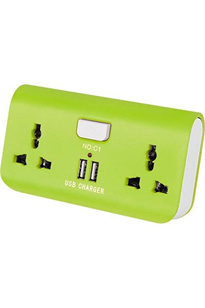 Chinastore 2 USB EU Plug Charging Adapter Universal Adapter Charger Travel Converter