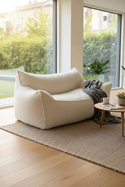 Casco كنبة استرخاء بوكلية فاخرة بحشوة لينة – مقاس كبير