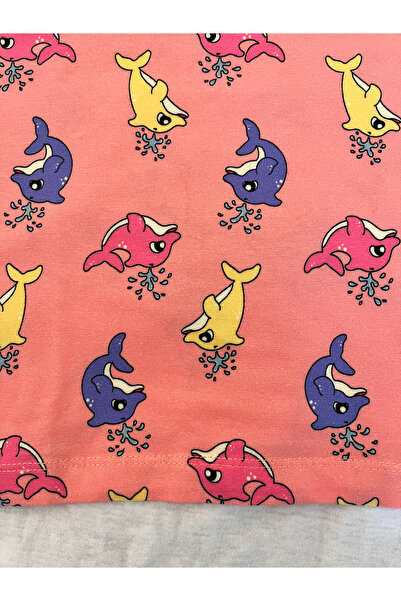 Moni Girl's Stretch Fabric Combed Cotton Quality Yunus Printed Pajama Set