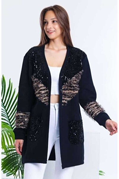 İmaj Angora Uzun Triko Hırka