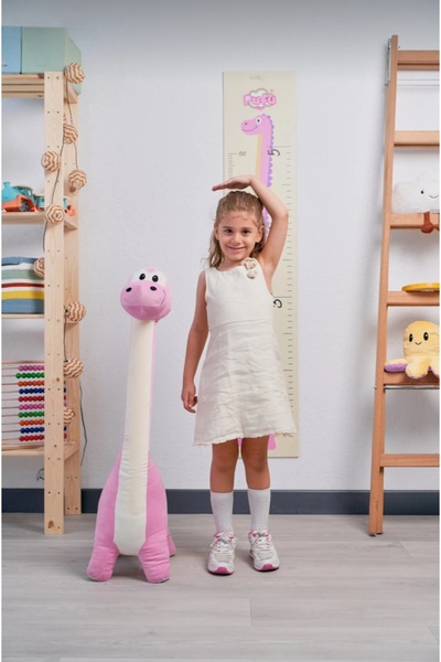 TOHA 1 Metre Uzun Peluş Dinozor | Yumuşak Dev Oyuncak Dino | Sevimli Mega Boy Peluş Oyuncak