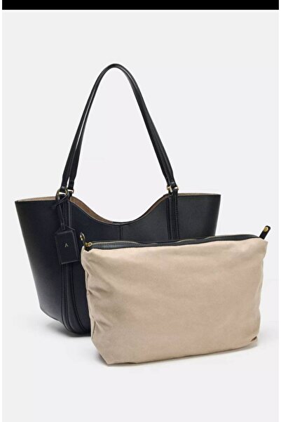 eflanmoda Geantă de umăr pentru femei din piele artificială moale cu design c...