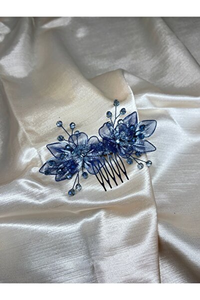 MoonskinBridal Çiçek ve Kristal İşlemeli Söz Nişan Tokası