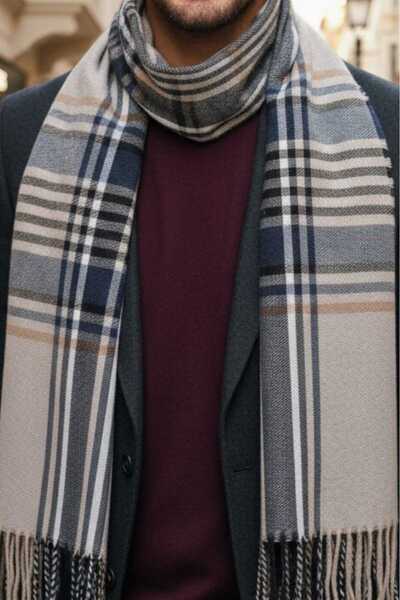 Mood Agenda Men's Premium Luxury Patterned Scarf