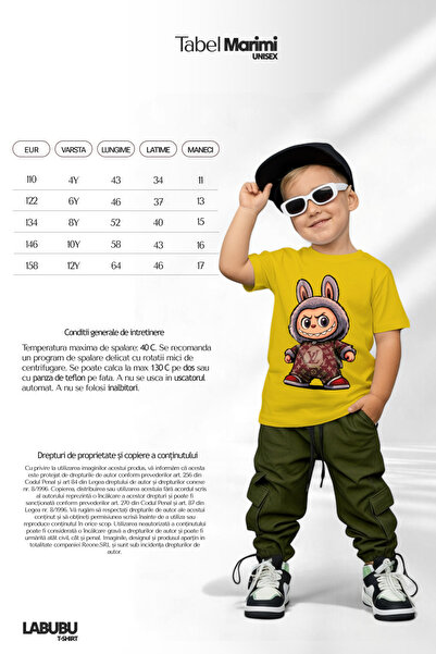 OEM Labubu character t-shirt for boys
