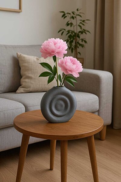 Dropcek eticaret Decorative Bohemian Style Nordic Minimal Infinity Themed Vase