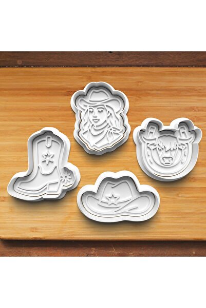Hobist Women's Cowboy Set Cookie and Sugar Dough Mold