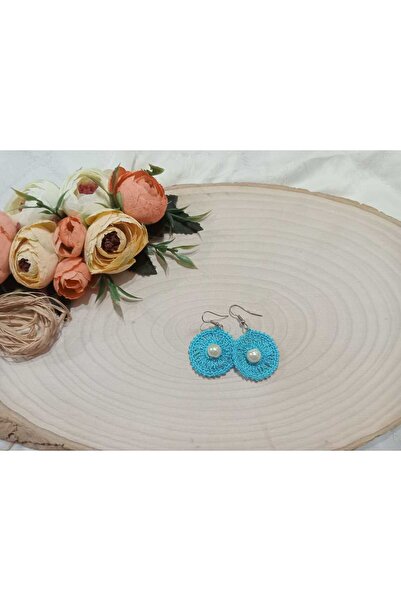 golden takış أقراط مصنوعة يدويًا منسوجة