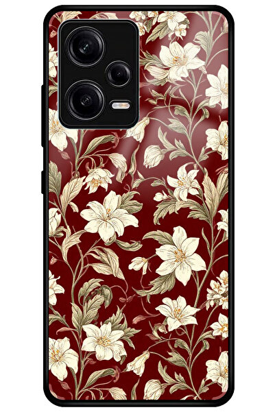 WANNA PROTECT Xiaomi Redmi Note 12 Pro 5g Camera Protected Premium Noble Elegance Pattern Glossy Phone Case
