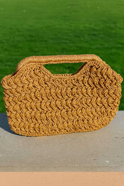 Nas Aksesuar Δώρο Ειδικές περιστάσεις Χειροποίητη Πλεκτή Τσάντα Χεριού Κομψή Τσάντα Χεριού