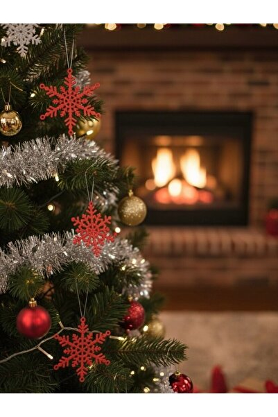 KARAHASANOĞLU MAKİNE زينة شجرة عيد الميلاد (10 قطع) حزمة