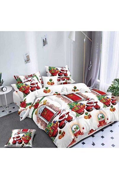 Amigo Premium finet cotton bed linen – Christmas – with elastic – 6 pieces