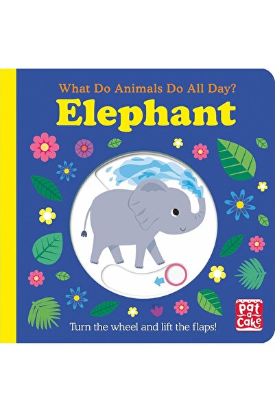 Pat-a-cake Carte interactivă Elephant: Ridică clapeta
