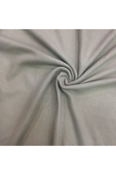 UgurToyss Light Gray Meterage Fleece Fabric Quality Thick Fleece Fabrics Width 180 cm