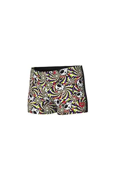 ARENA Boy's Fun Skulls Swim Short Multi Black-Black