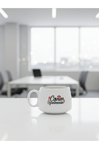 PRİNTOPİA DESİGN My Dear Teacher Themed Ceramic Handmade Mug |   Special Emotional Gift for November 24Th