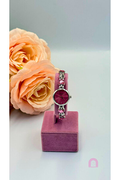 Moond Accessories Steel Cord Heart Pattern Silver Watch