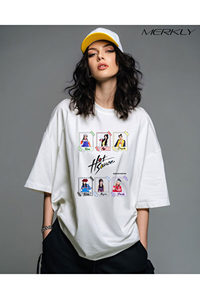 barsdepo تي شيرت بيبي مونستر مطبوع ، قصة فضفاضة تي شيرت أبيض للجنسين للأطفال / البالغين