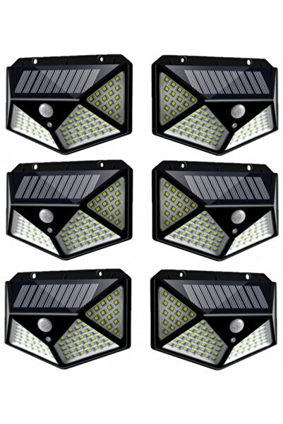 Alex Set 6 Lampi Solare ULTRA 100 LED cu Senzor de Miscare si Lumina 3 Moduri ILUMINARE