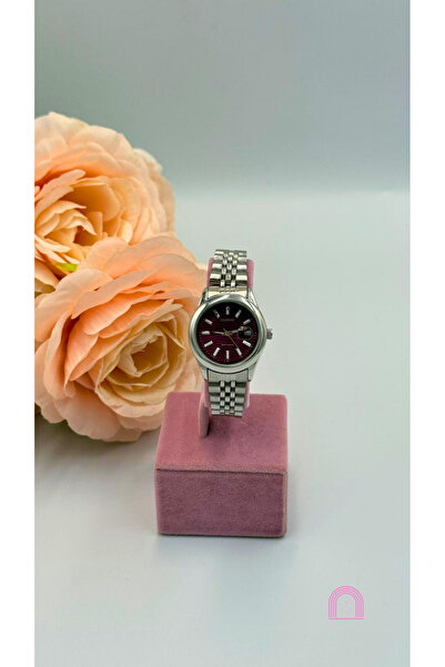 Moond Accessories Steel Cord Burgundy Case Watch