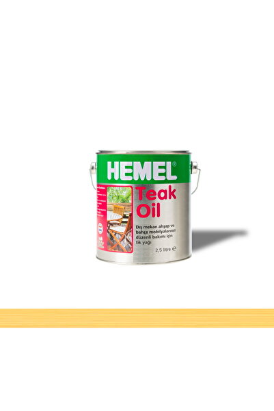 Hemel Teak Oil 1. Sınıf Tik Yağı 2,5 Litre