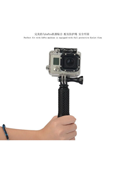 Generic GoPro Selfie Stick – Extendable Monopod Handle with Adjustable Length | Lightweight, Portable grip