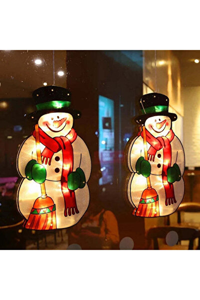 Zet LED Christmas Window Decoration – Snowman, Multicolor, Power Supply Plug + Mini-Zet gift