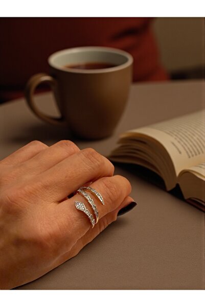 Bo Takı ve Aksesuar خاتم قابل للتعديل بحجر الزركون