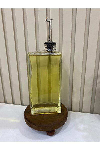 VERRA CONCEPT Bamboo Oval Pedestal Single Oil Pot Base 12cm Brown