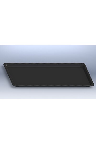 arsiva Tray Unbreakable Black No:2 17X32X1 cm