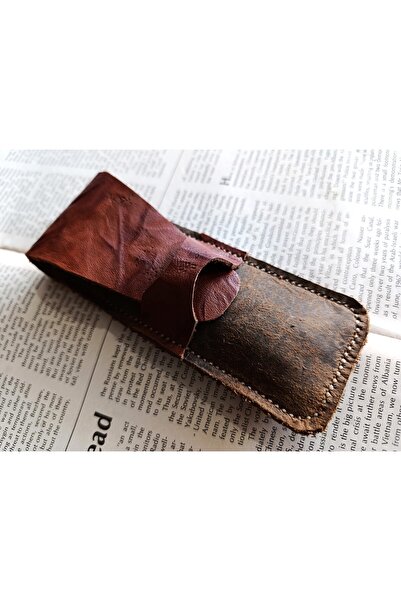 Mahfuz حافظة أقلام من الجلد الطبيعي مصنوعة يدويًا لأقلامك الخاصة مقاس 27 × 6 ...