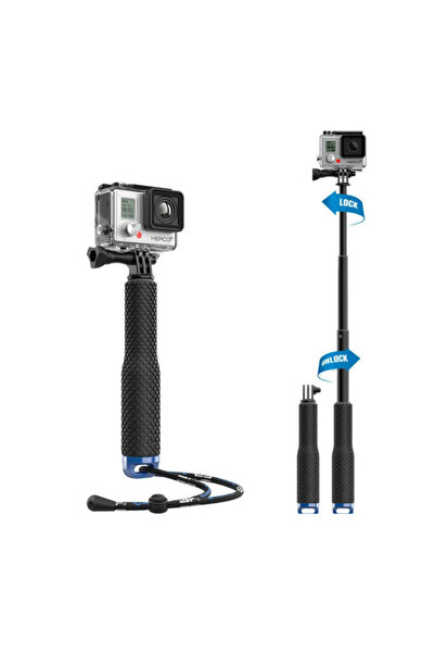 Generic GoPro Selfie Stick – Extendable Monopod Handle with Adjustable Length | Lightweight, Portable grip