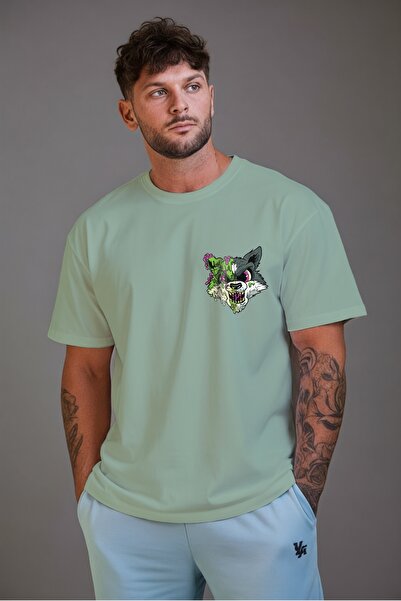 OEM Black Wolf Oversized t-shirt for men