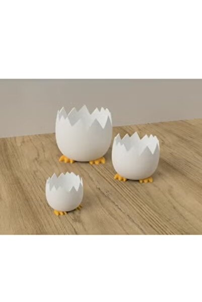 3D Brothers Elegant Oval Egg Inspired Serving Bowl