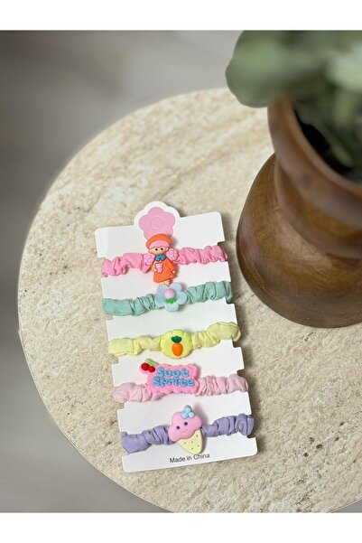 Madam Nora Set of 5 Cute Hair Clips with Children's Figures | Soft, Flexible, Does Not Break