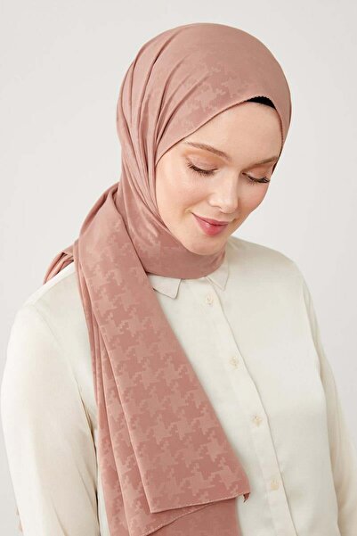 Levidor Σάλι με μοτίβο παζλ Elegance Lilac Jacquard