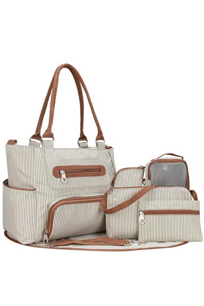 Primo Plus Set of 6 Multilayered Baby Nappy and Diaper Bag - Durable, Stain-resistant Material