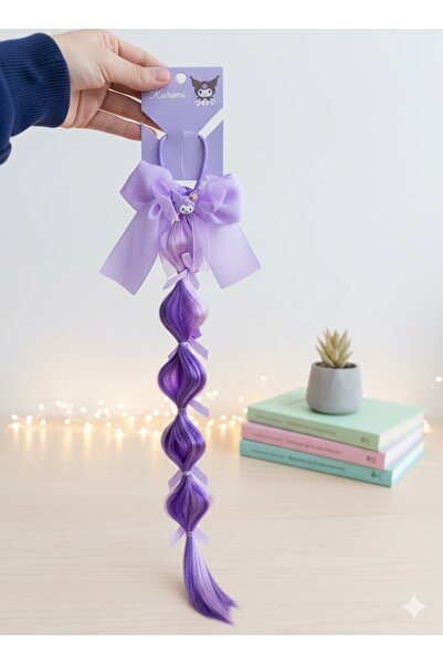 bisiylerbisiyler Kuromi model bubble saçlı çocuk lastik toka