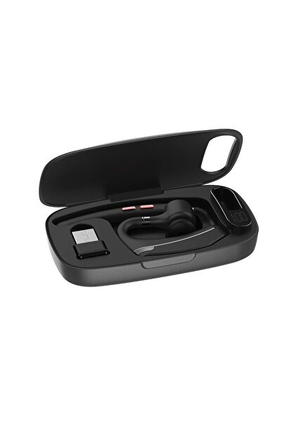 CerCip G10 Bluetooth Headset, Noise Cancelling, 27 hours of battery life, Computer dongle, Call center, Case