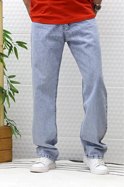 DENIM MAN Buz Mavi Erkek Baggy
