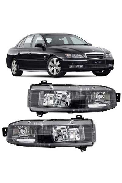 genernic مصابيح أمامية لسيارة كابريس موديل 2005-2006، لون أسود مدخن