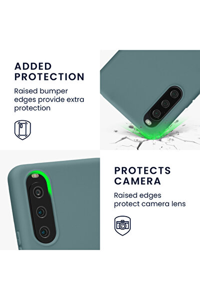 KWmobile Case for Sony Xperia 10 IV, Silicone, Green, 57800.207
