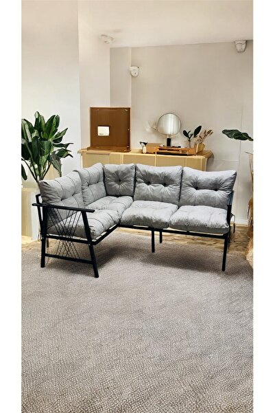 Modern Style Home Orkide, Köşe Takımı, Mutfak, Balkon Köşe Takımı, Metal Kanepe, Koltuk Takımı,