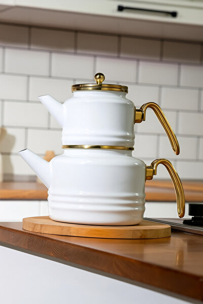 FODİS Emily Emaye Çaydanlık Takımı 3 Parça