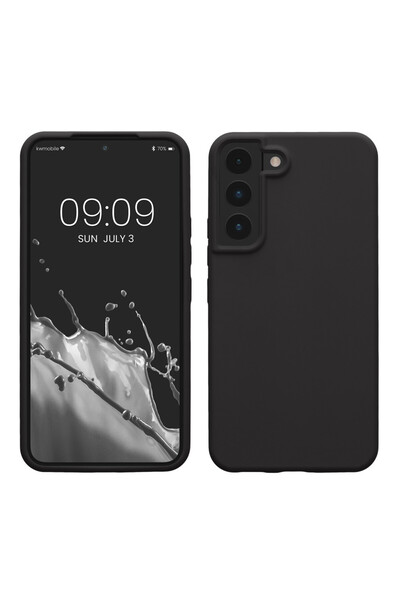 KWmobile Case for Samsung Galaxy S22, Silicone, Gray, 56756.47,