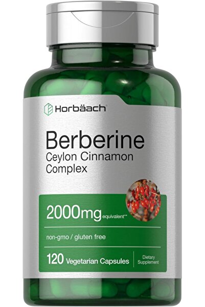 Horbaach Horbäach Berberine with Ceylon Cinnamon 2000mg 120 Veggie Caps