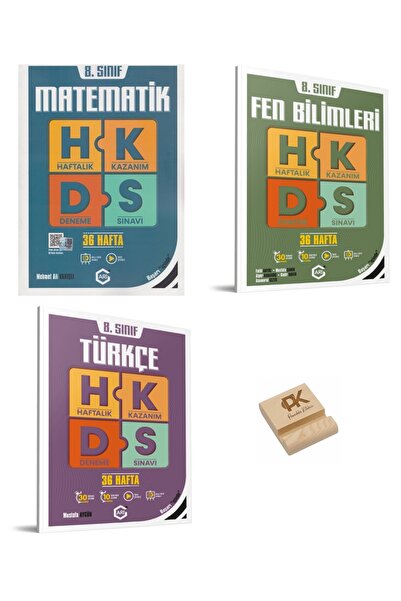 Arı Yayıncılık Arı LGS 8. Sınıf Matematik Fen Bilimleri ve Türkçe Haftalık Ka...